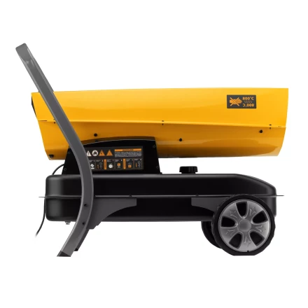 Дизельная тепловая пушка DHG-45i, 45 кВт, 1000 м3/ч, прямой нагрев, электронный термостат Denzel 96485 купить в Нягани