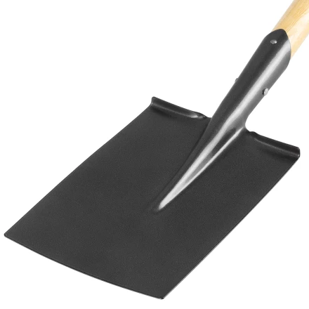 Лопата прямоугольная, 195х290х1150 мм, деревянный лакированный черенок Сибртех 61376 купить в Нягани