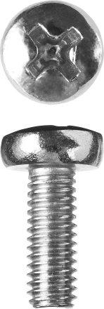 Винт ЗУБР &quot;МАСТЕР&quot; DIN 7985, класс прочности 4.8, оцинкованный, M6x16мм, 5кг 303150-06-016 купить в Нягани