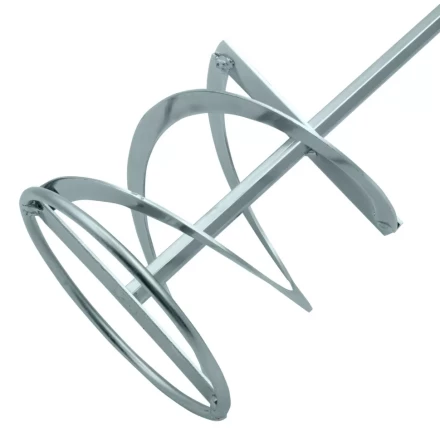 Миксер для красок и штукатурных смесей Denzel, 120 х 600 мм, оцинкованный, шестигранный хвостовик 10мм, 848467 купить в Нягани