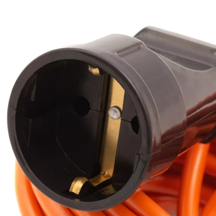 Удлинитель-шнур силовой Сибртех 30 м, 6А, тип УХз6, ПВС, 1 розетка без заземления 95813 купить в Нягани