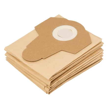 Комплект мешков одноразовых для пылесосов Denzel RVC20, RVC30, LVC20, LVC30, 5 шт. Denzel 28216 купить в Нягани