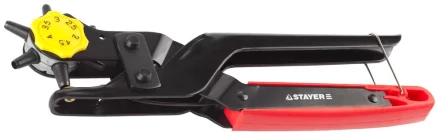 Дырокол STAYER &quot;PROFESSIONAL&quot; револьверный для кожи, усиленный, 6-в-1, 2-4,5мм 22943_z01 купить в Нягани