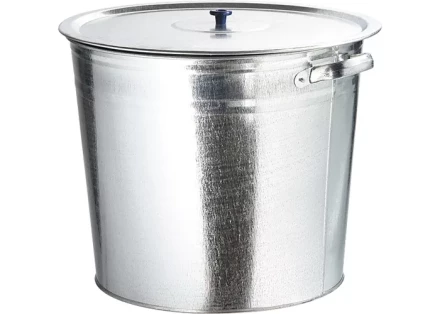 Бак для воды Россия оцинкованный с крышкой (крышка с ручкой) 20л, без крана 67548 купить в Нягани