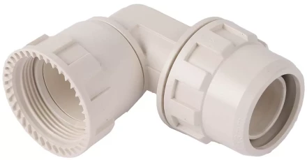 Переходник ЗУБР &quot;ШиреФит&quot; угловой 90° &quot;накидная гайка - штуцер с гайкой&quot;, 26мм 51482-26 купить в Нягани