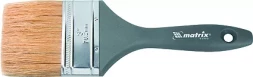 Кисть плоская "Евро" 4" натуральная щетина пластмассовая ручка  MATRIX 83067