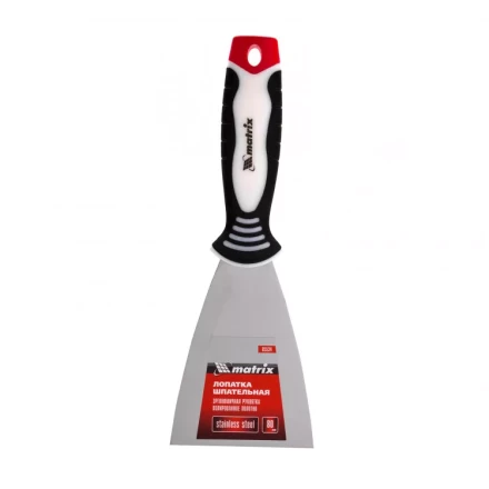 Шпательная лопатка из нержавеющей стали 80 мм трехкомпонентная ручка Matrix 85534 купить в Нягани