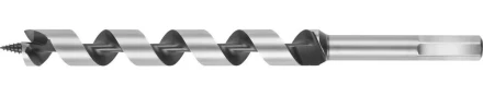 Сверло по дереву, спираль Левиса, HEX хвостовик, URAGAN 29465-235-18, d=18х235мм 29465-235-18 купить в Нягани