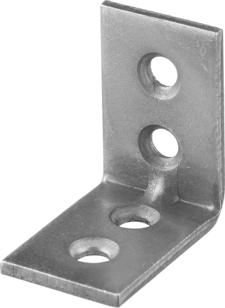 ЗУБР УМ-1.5, 25 x 25 x 17 x 1.5 мм, белый цинк, узкий мебельный уголок (31032-25) купить в Нягани