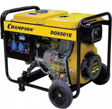 Генератор дизельный CHAMPION DG6501E купить в Нягани