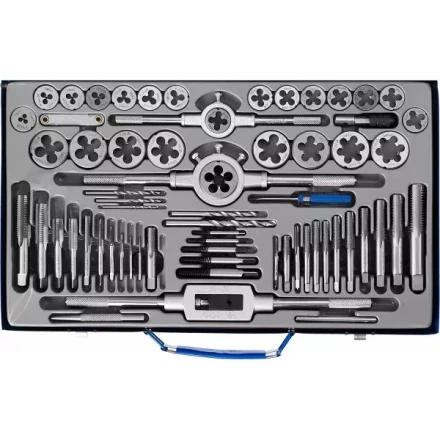 Набор метчиков и плашек ЗУБР &quot;ПРОФЕССИОНАЛ&quot;, сталь Р6М5, 65 предметов 28110-H65 купить в Нягани