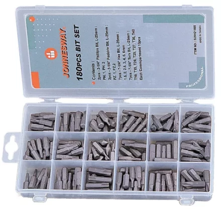 Комплект вставок под 1/4&quot;DR 18 видов по 10 штук S29H2180S Jonnesway 47464 купить в Нягани