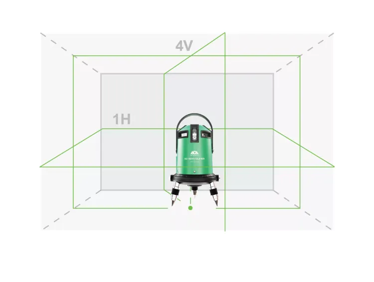 Построитель лазерных плоскостей ADA 6D Servoliner GREEN с калибровкой ADA купить в Нягани