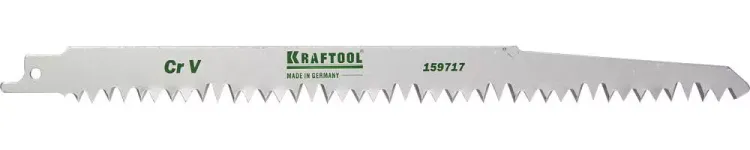 Полотно KRAFTOOL "INDUSTRIE QUALITAT", S1531L, для эл/ножовки, Cr-V, по дереву, шаг 5-6,5мм, 280мм 159717 купить в Нягани