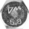 Болт ЗУБР "МАСТЕР" с шестигранной головкой, ГОСТ 7798-70, класс прочности 5.8, оцинкованный, M12x60мм, 5кг 303080-12-060 купить в Нягани