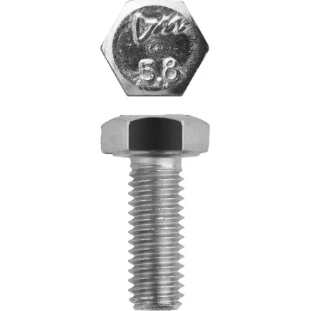 Болт ЗУБР &quot;МАСТЕР&quot; с шестигранной головкой, ГОСТ 7798-70, класс прочности 5.8, оцинкованный, M6x12мм, 5кг 303080-06-012 купить в Нягани