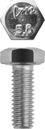 Болт ЗУБР &quot;МАСТЕР&quot; с шестигранной головкой, ГОСТ 7798-70, класс прочности 5.8, оцинкованный, M6x12мм, 5кг 303080-06-012 купить в Нягани