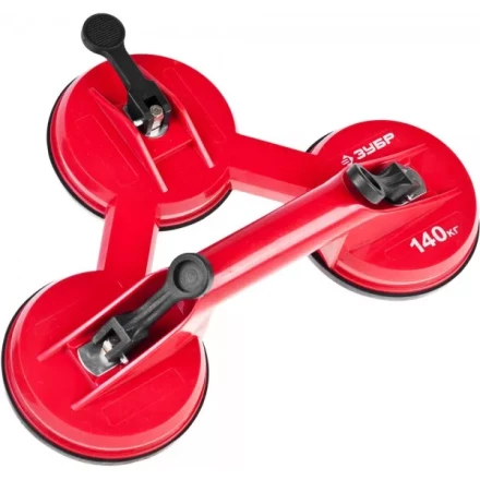 ЗУБР &quot;МАСТЕР&quot;. Стеклодомкрат пластмассовый, тройной, 100кг 33724-3 купить в Нягани