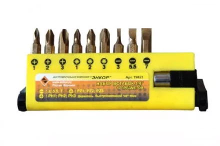 Набор вставок 1/4 10 предметов 19823 купить в Нягани