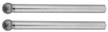 ЗУБР 2 шт, 4.0 x 3.2 x 38 мм, набор алмазных мини-шарошек (35922) купить в Нягани