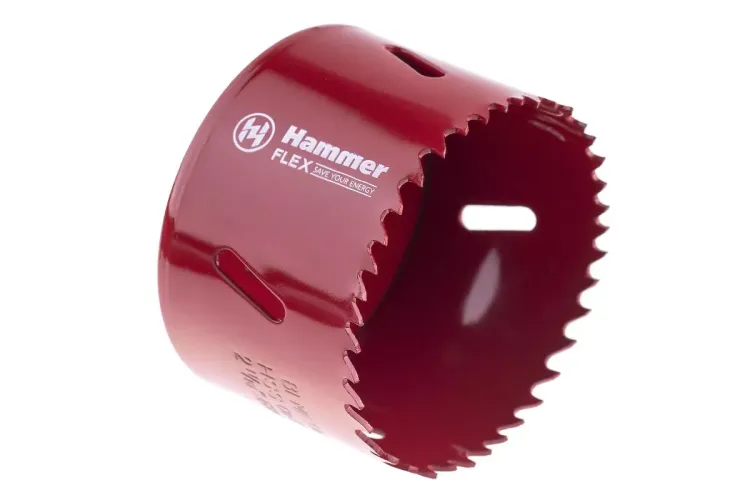 Коронка биметаллическая HAMMER Ф68х38мм 5/8" BiMETALL (224-013) купить в Нягани