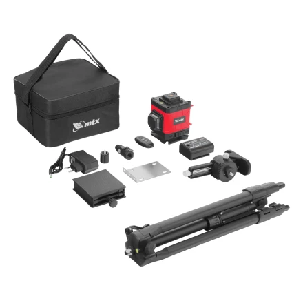Лазерный уровень м-призм. ML 360-3 Pro SET, 30 м, акк. Li 3000 мАч, состоит из 2 частей// MTX 350835 купить в Нягани