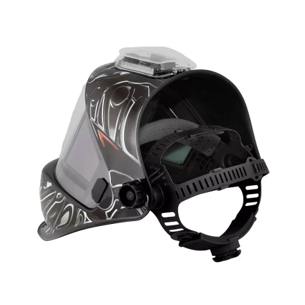 Маска сварщика Корунд МЕГА чёрная ф-р MEGA внеш. регулировка в коробке купить в Нягани