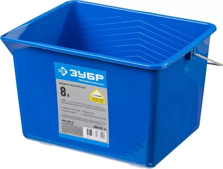 Ведро ЗУБР &quot;ПРОФЕССИОНАЛ&quot; малярное пластмассовое, 8л 0609-08_z01 купить в Нягани