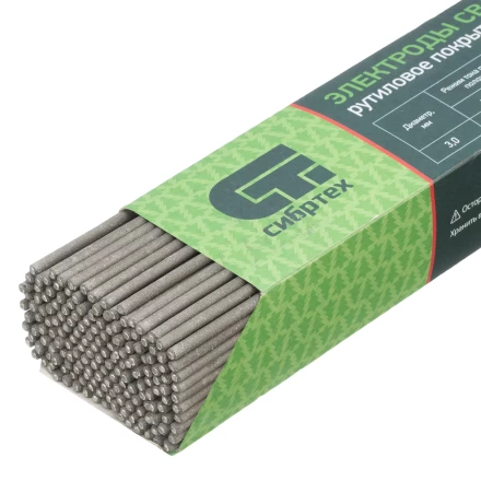 Электроды MP-3, диам. 3 мм, 4,5 кг., рутиловое покрытие Сибртех 97532 купить в Нягани