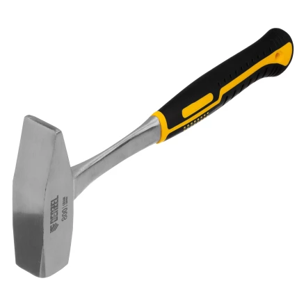 Молоток слесарный 800 г Denzel 10405, цельнометаллический, двухкомпонентная рукоятка купить в Нягани