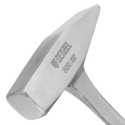 Молоток слесарный 800 г Denzel 10405, цельнометаллический, двухкомпонентная рукоятка купить в Нягани