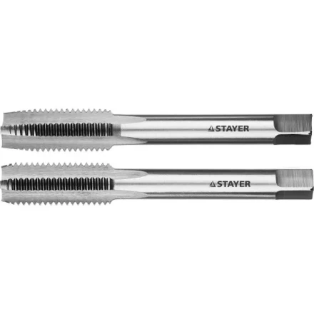 Комплект метчиков STAYER &quot;MASTER&quot;, сталь 9ХС, М12х1,75, 2 шт 28025-12-1.75-H2 купить в Нягани