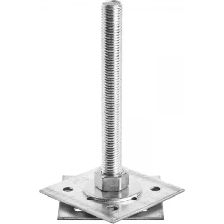 Анкер ЗУБР &quot;МАСТЕР&quot; регулируемый по высоте, 100х200х100мм, М20, 1шт 310265-100-20 купить в Нягани