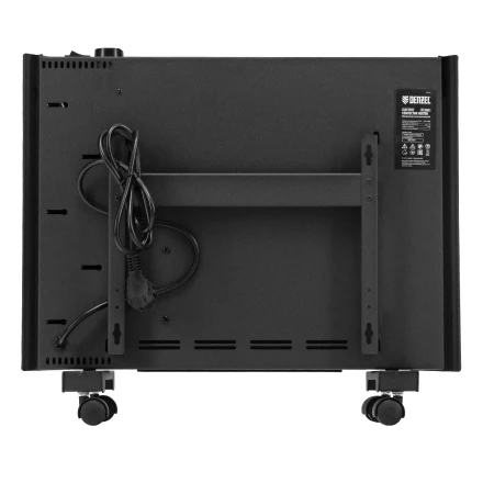 Конвектор электрический Denzel XCE-1000 B, 230 В, 1000 Вт, X-образный нагреватель черный 98127 купить в Нягани