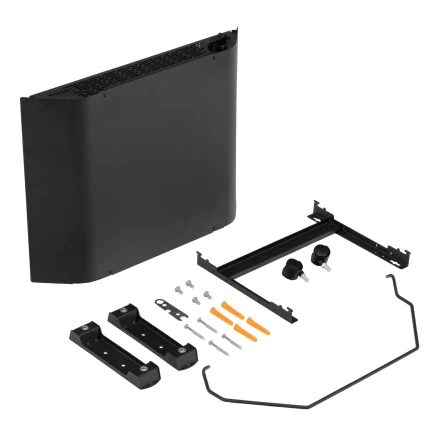 Конвектор электрический Denzel XCE-1000 B, 230 В, 1000 Вт, X-образный нагреватель черный 98127 купить в Нягани