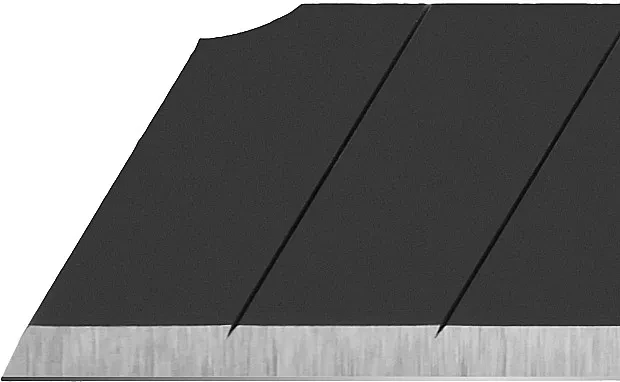 Лезвия OLFA сегментированные BLACK MAX, 9х80х0,38мм, 13 сегментов, 50шт OL-ABB-50B купить в Нягани
