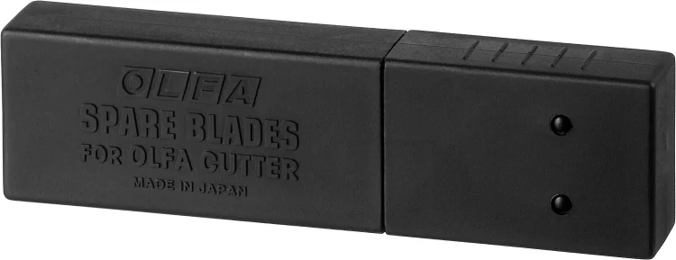 Лезвия OLFA сегментированные BLACK MAX, 9х80х0,38мм, 13 сегментов, 50шт OL-ABB-50B купить в Нягани