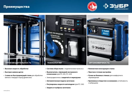 Станок рейсмусовый 2 скорости РС-330 серия ПРОФЕССИОНАЛ купить в Нягани