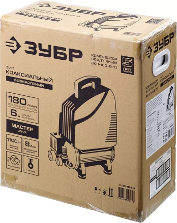 Компрессор воздушный ЗКП-180-6-1.1 серия МАСТЕР купить в Нягани