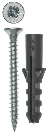 Дюбели ЕВРО с саморезами пакет серия МАСТЕР купить в Нягани