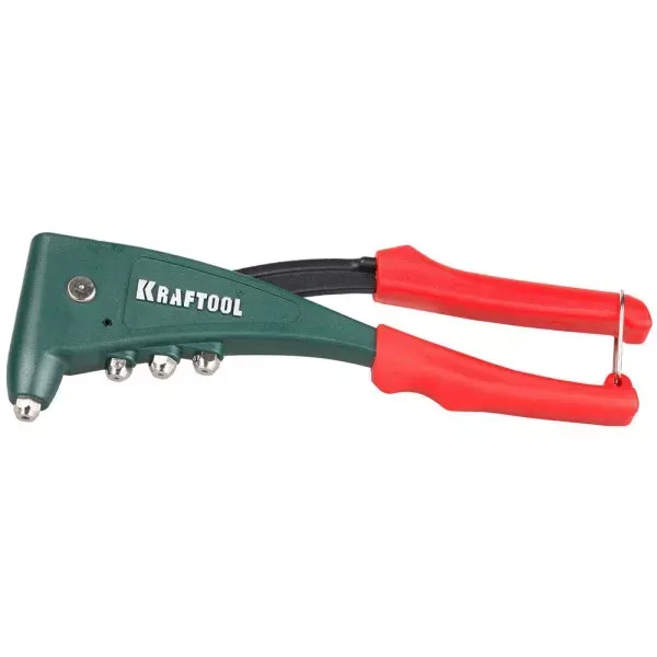 Заклепочник с усиленным литым корпусом, KRAFTOOL "NX-5 31173, для заклёпок d=2,4-4,8 мм - алюминий и сталь, d=2,4-4,0 - нерж сталь 31173 купить в Нягани