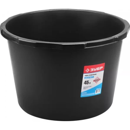 Кадка ЗУБР &quot;ЭКСПЕРТ&quot; строительная пластмассовая, 45л 06095-45_z03 купить в Нягани
