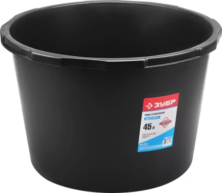 Кадка ЗУБР &quot;ЭКСПЕРТ&quot; строительная пластмассовая, 45л 06095-45_z03 купить в Нягани