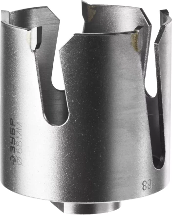 Коронка ЗУБР &quot;ПРОФИ&quot; &quot;ПРОУНИВЕРСАЛ&quot;, твердосплав резцы, бетон, кирпич, керам, цв мет, гипсокарт, пласт, дерево, d=68мм 29514-68 купить в Нягани