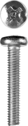 Винт ЗУБР &quot;МАСТЕР&quot; DIN 7985, класс прочности 4.8, оцинкованный, M6x30мм, 5кг 303150-06-030 купить в Нягани