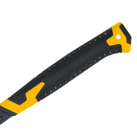 Топор цельнокованый 600 г Denzel 21499, двухкомпонентная обрезиненная рукоятка купить в Нягани