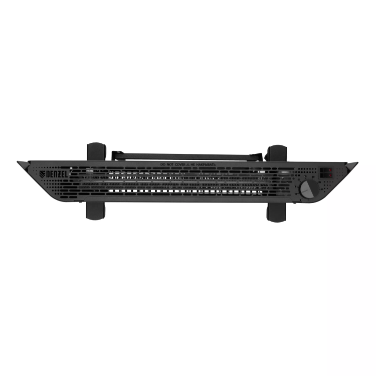 Конвектор электрический Denzel XCE-1500 B, 230 В, 1500 Вт, X-образный нагреватель черный 98128 купить в Нягани