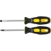 Набор STAYER &quot;MASTER&quot;: Отвертки слесарные, двухкомпонентная рукоятка, магнитный наконечник, 2 / 6мм - 100мм, 2шт 2513-H2_z01 купить в Нягани