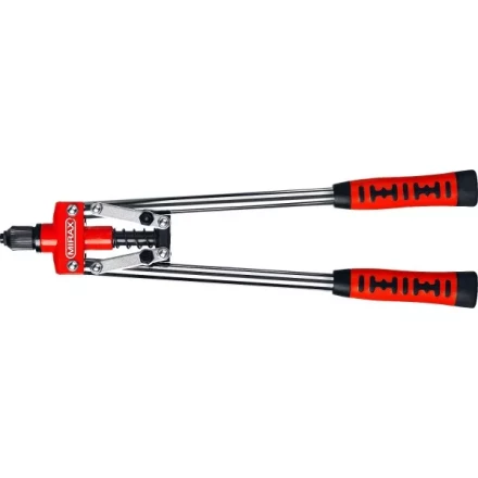 Заклепочник двуручный, DEXX 31034, заклёпки из Al и стали, регулят усил вытяг, d=2,4/3,2/4,8мм 31034 купить в Нягани