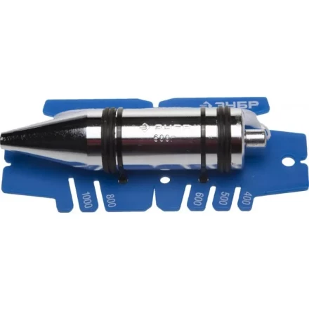 Отвес ЗУБР &quot;ЭКСПЕРТ&quot; строительный со шнуром и безопасным наконечником, 800г 06347-80_z01 купить в Нягани